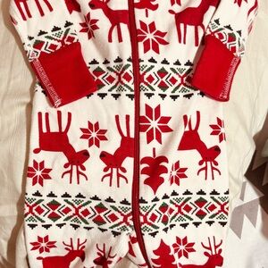 Hanna Andersson Red and White Kids One Piece